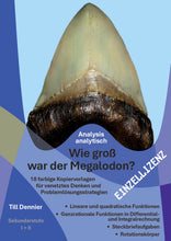 Lade das Bild in den Galerie-Viewer, AA - Analysis analytisch - Wie groß war der Megalodon? - eBook
